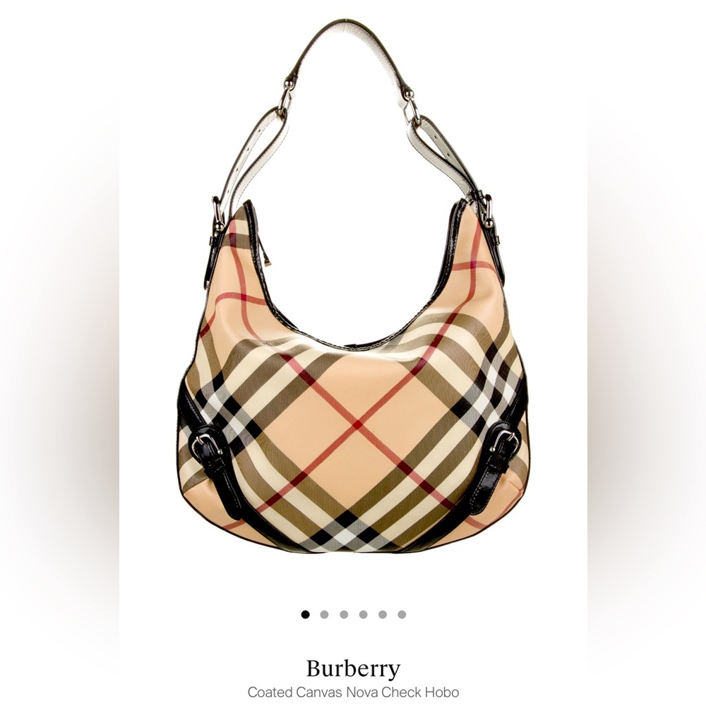 Burberry Nova Check Shoulder Bag w/dust bag
